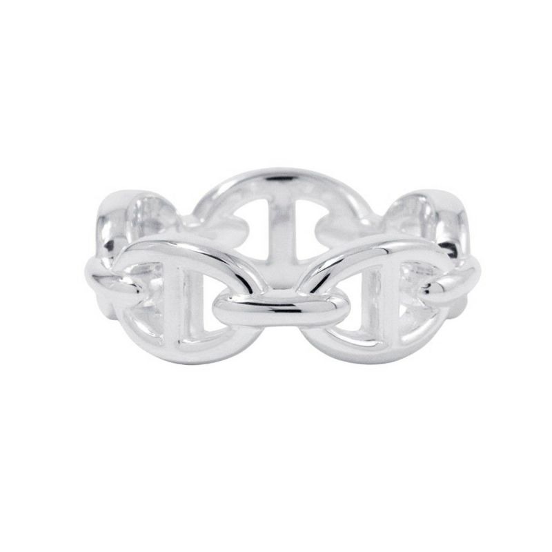 エルメス リング シェーヌダンクル アンシェネPM Enchainee SV925シルバー リングサイズ53 HERMES ジュエリー