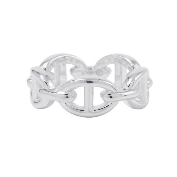 エルメス リング シェーヌダンクル アンシェネPM Enchainee SV925シルバー リングサイズ53 HERMES ジュエリー