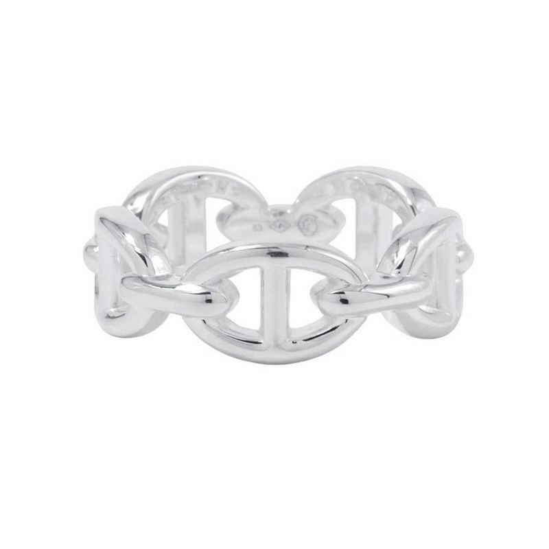 エルメス リング シェーヌダンクル アンシェネPM Enchainee SV925シルバー リングサイズ53 HERMES ジュエリー