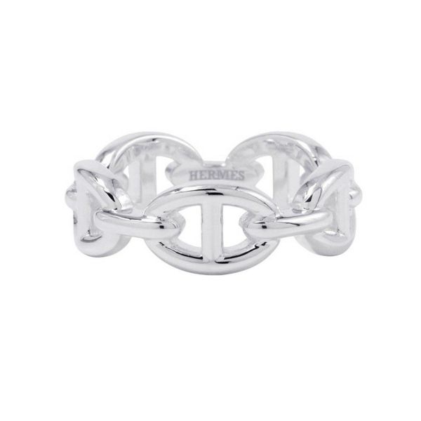 エルメス リング シェーヌダンクル アンシェネPM Enchainee SV925シルバー リングサイズ54 HERMES ジュエリー