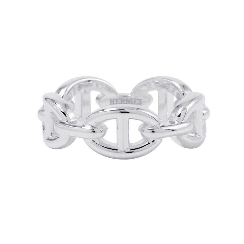 エルメス リング シェーヌダンクル アンシェネPM Enchainee SV925シルバー リングサイズ54 HERMES ジュエリー