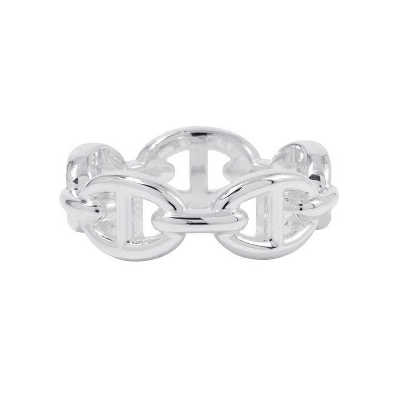 エルメス リング シェーヌダンクル アンシェネPM Enchainee SV925シルバー リングサイズ54 HERMES ジュエリー