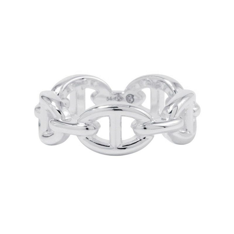 エルメス リング シェーヌダンクル アンシェネPM Enchainee SV925シルバー リングサイズ54 HERMES ジュエリー