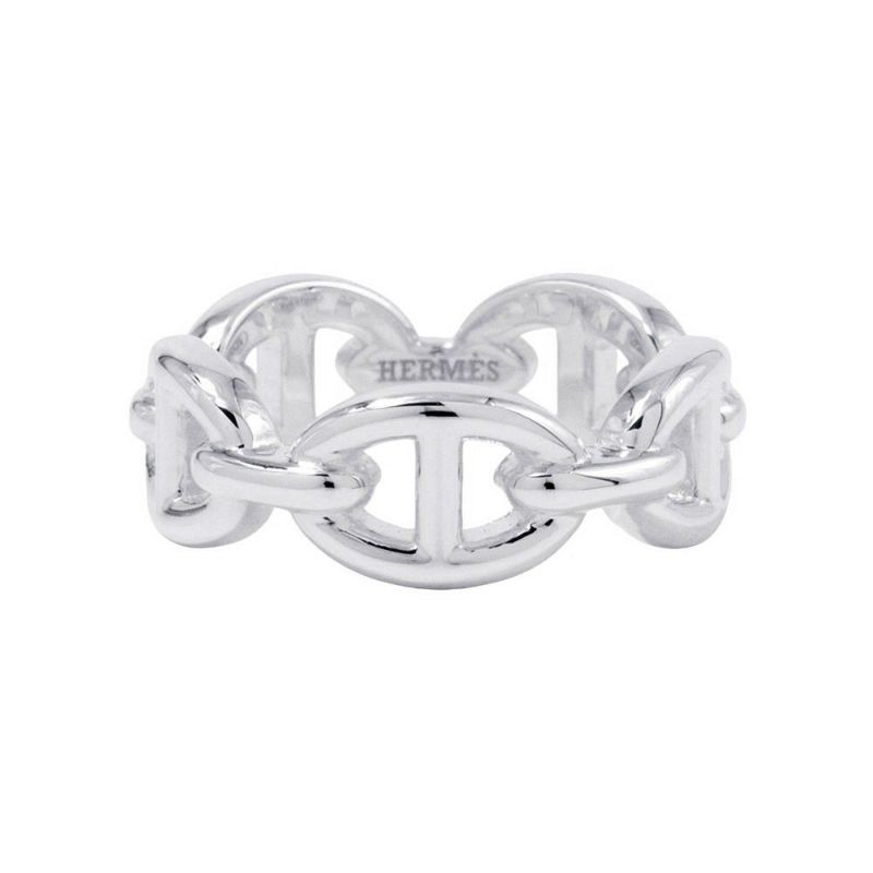 エルメス リング シェーヌダンクル アンシェネPM Enchainee SV925シルバー リングサイズ52 HERMES ジュエリー