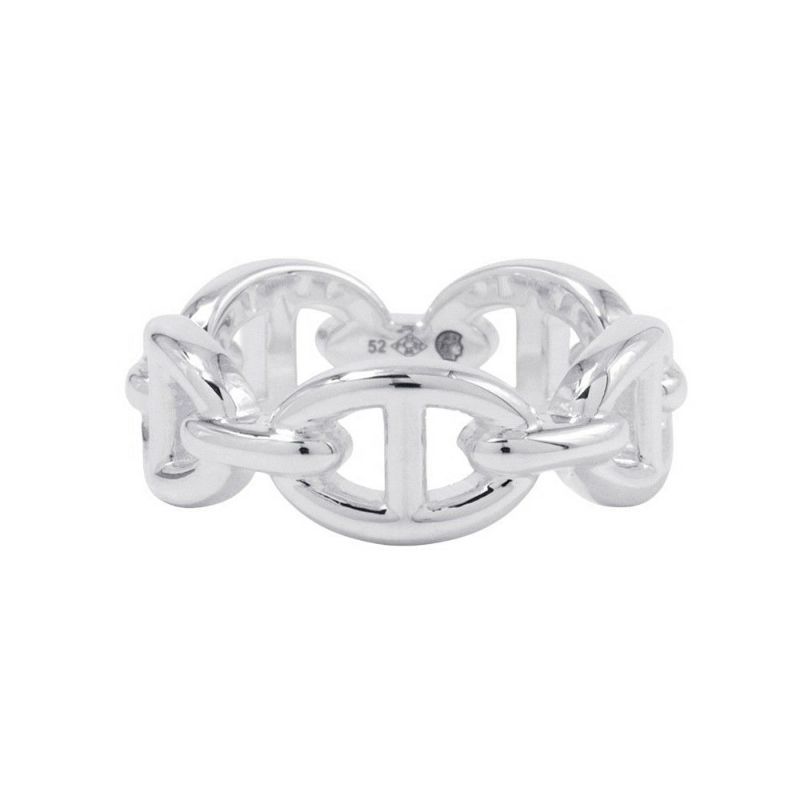 エルメス リング シェーヌダンクル アンシェネPM Enchainee SV925シルバー リングサイズ52 HERMES ジュエリー