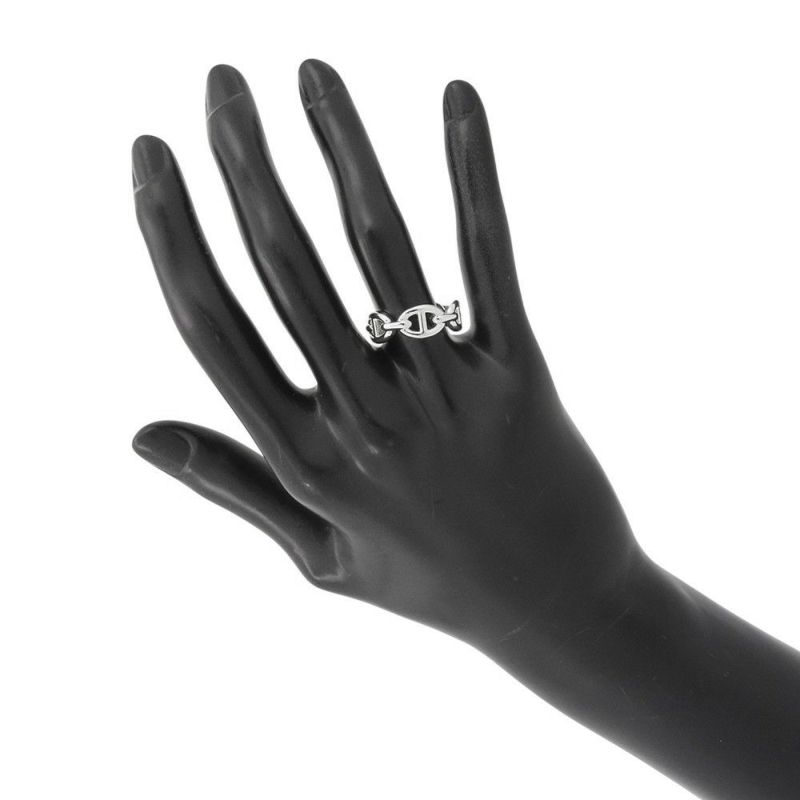 エルメス リング シェーヌダンクル アンシェネPM Enchainee SV925シルバー リングサイズ52 HERMES ジュエリー