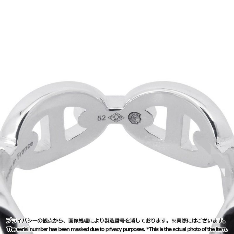 エルメス リング シェーヌダンクル アンシェネPM Enchainee SV925シルバー リングサイズ52 HERMES ジュエリー