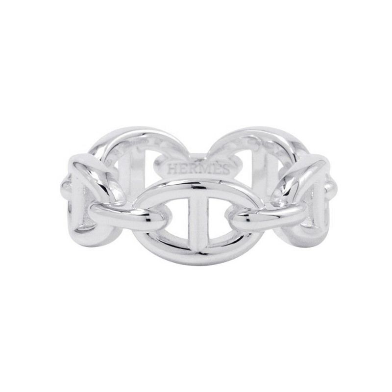 エルメス リング シェーヌダンクル アンシェネPM Enchainee SV925シルバー リングサイズ52 HERMES ジュエリー