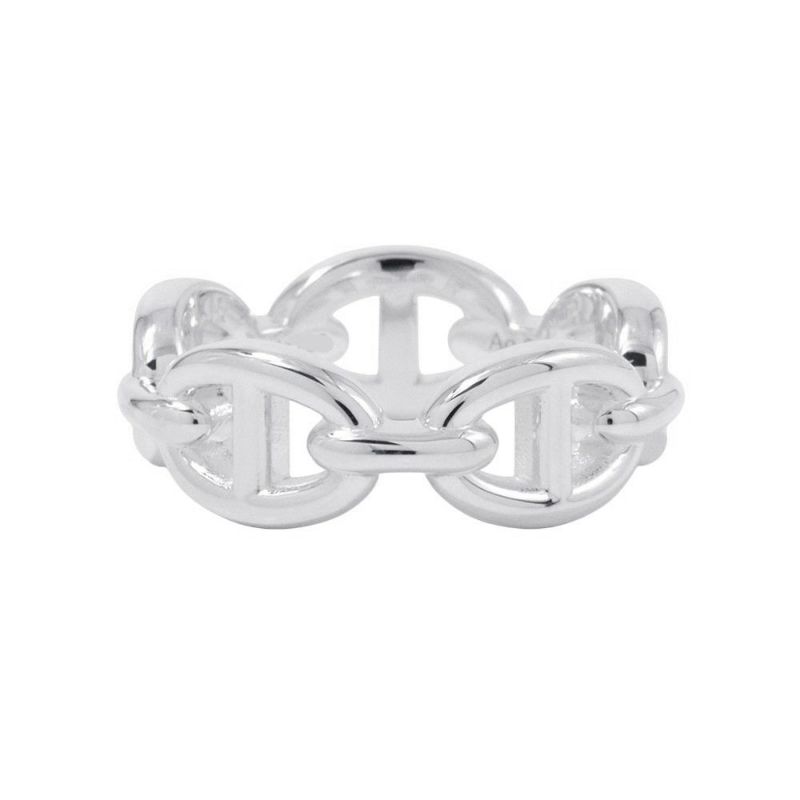 エルメス リング シェーヌダンクル アンシェネPM Enchainee SV925シルバー リングサイズ52 HERMES ジュエリー