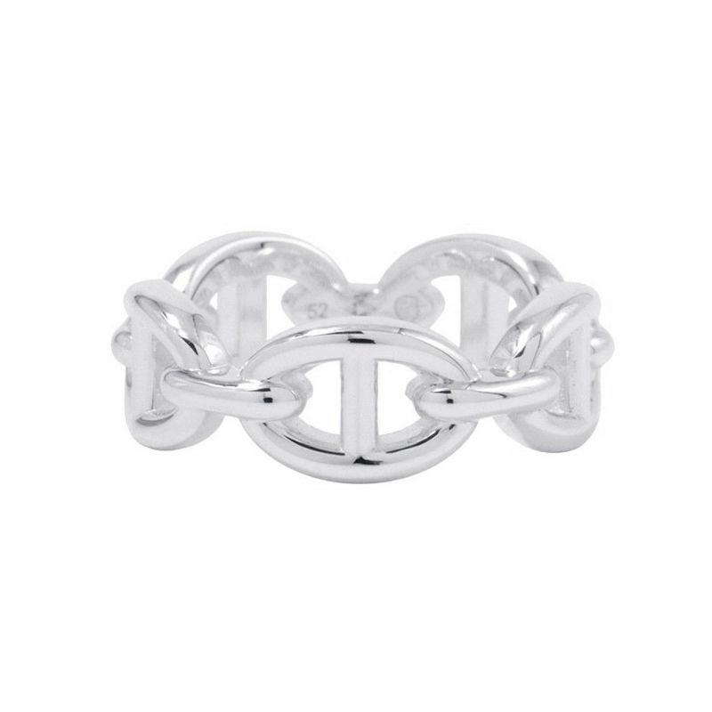 エルメス リング シェーヌダンクル アンシェネPM Enchainee SV925シルバー リングサイズ52 HERMES ジュエリー