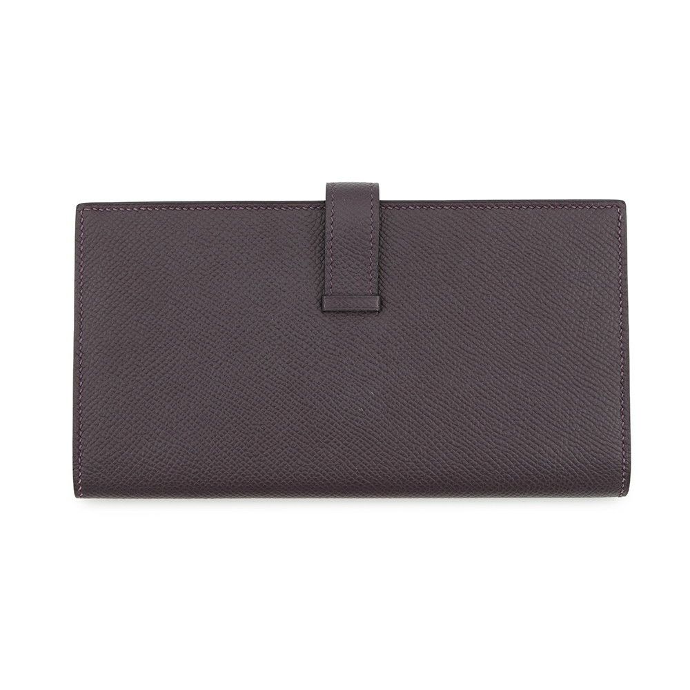 エルメス 長財布 ベアンスフレ レザン/ゴールド金具 エプソン D刻印 HERMES 財布