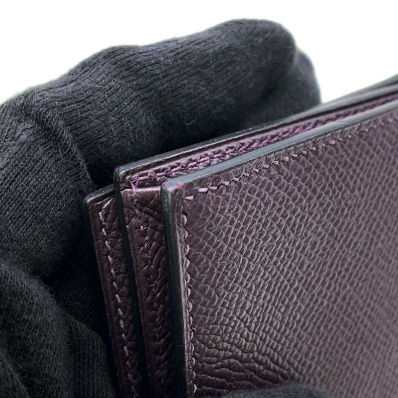 エルメス 長財布 ベアンスフレ レザン/ゴールド金具 エプソン D刻印 HERMES 財布