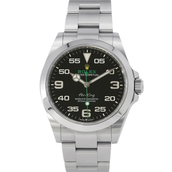 ロレックス エアキング ランダムシリアル ルーレット 126900 ROLEX 腕時計 ウォッチ 黒文字盤
