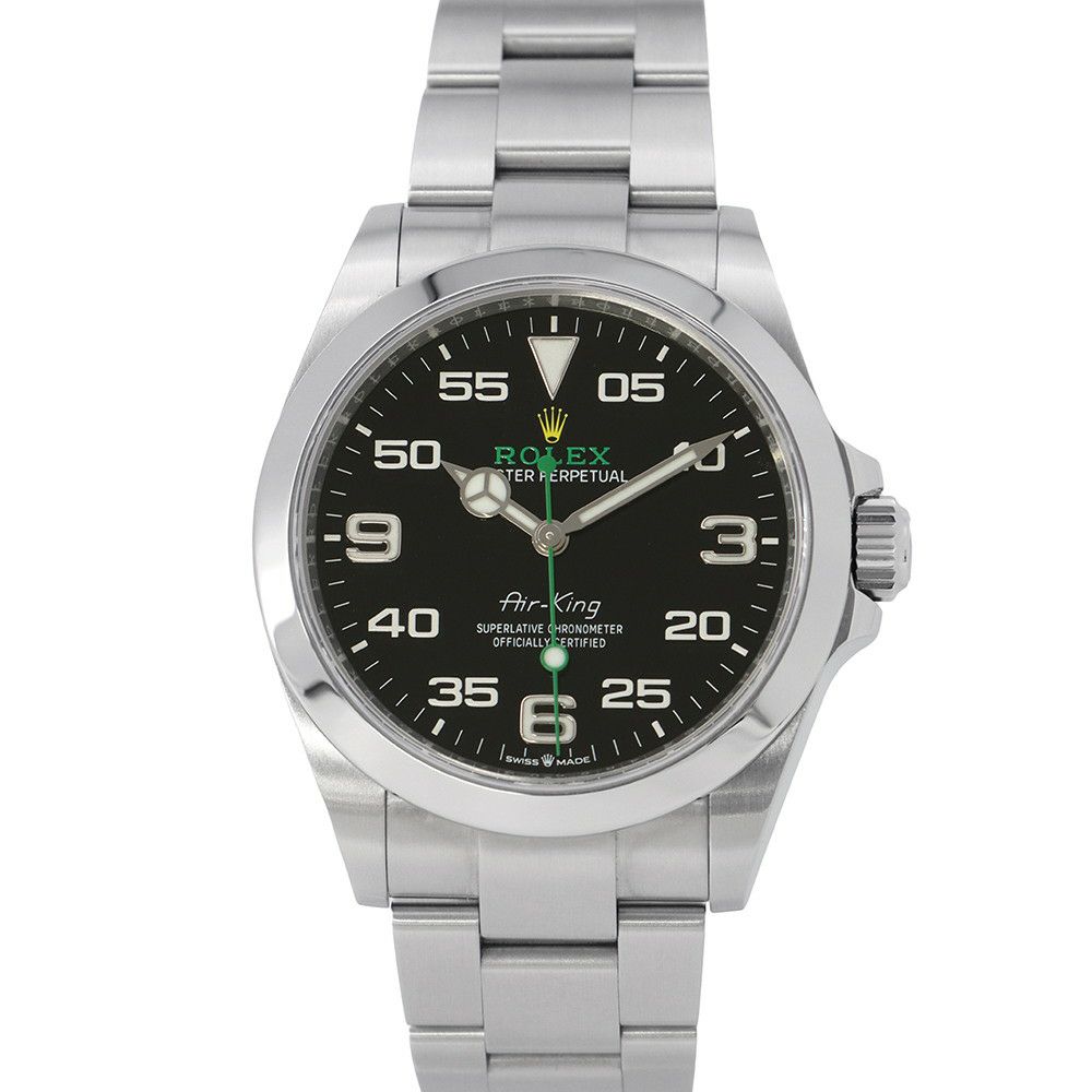 ロレックス エアキング ランダムシリアル ルーレット 126900 ROLEX 腕時計 ウォッチ 黒文字盤
