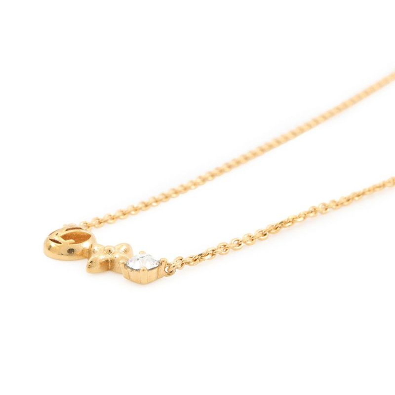 ルイヴィトン ネックレス プティ ルイ メタル ラインストーン M00368 LOUIS VUITTON アクセサリー