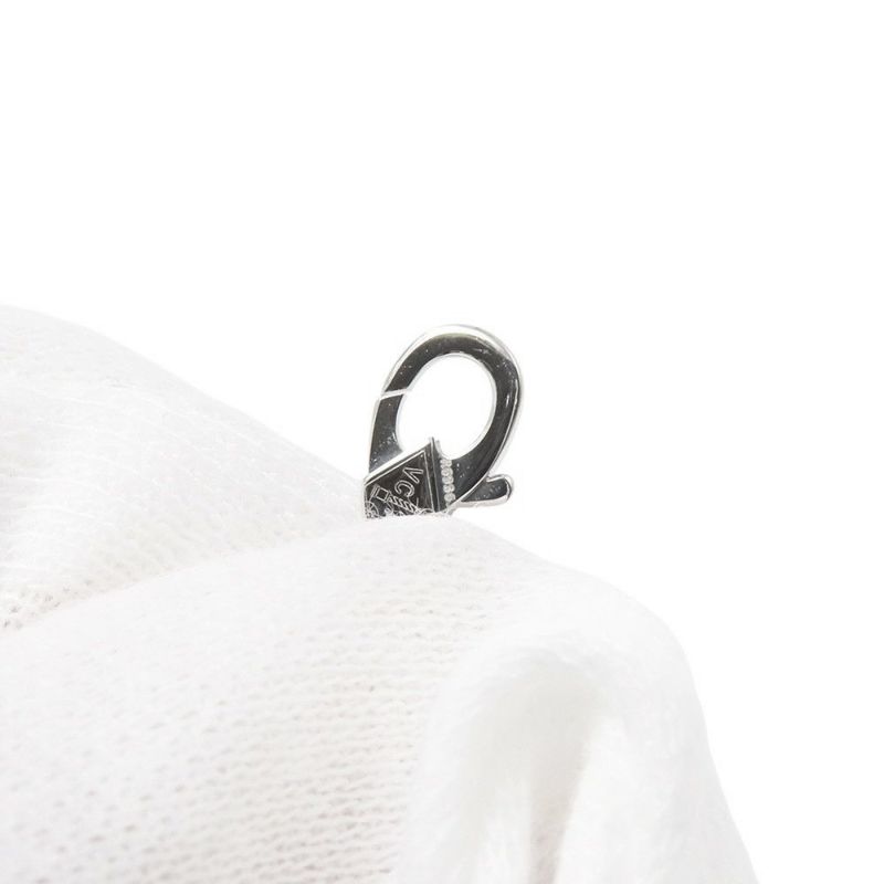 ヴァンクリ ネックレス ヴィンテージ アルハンブラ ネックレス 10モチーフ マザーオブパール K18WG VCARF48500