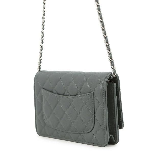 シャネル チェーンウォレット CCコメット マトラッセ ココマーク キャビアスキン AP3723 CHANEL 財布