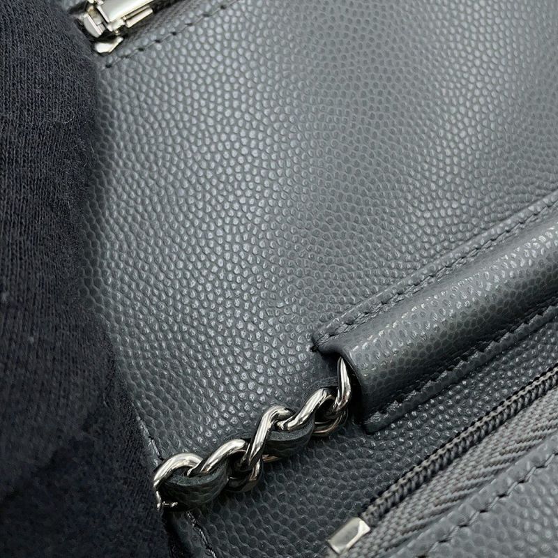 シャネル チェーンウォレット CCコメット マトラッセ ココマーク キャビアスキン AP3723 CHANEL 財布