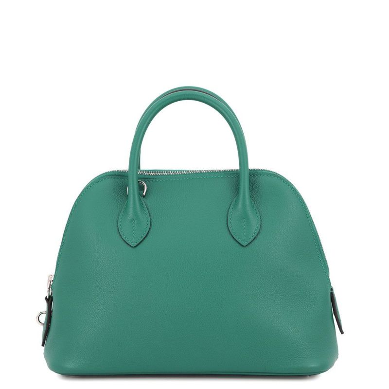 エルメス ボリード1923 25 ヴェールジェイド/シルバー金具 エバーカラー Z刻印 2wayショルダー