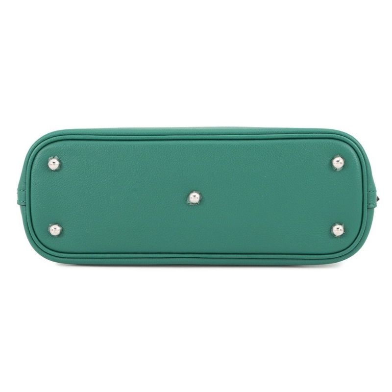 エルメス ボリード1923 25 ヴェールジェイド/シルバー金具 エバーカラー Z刻印 2wayショルダー