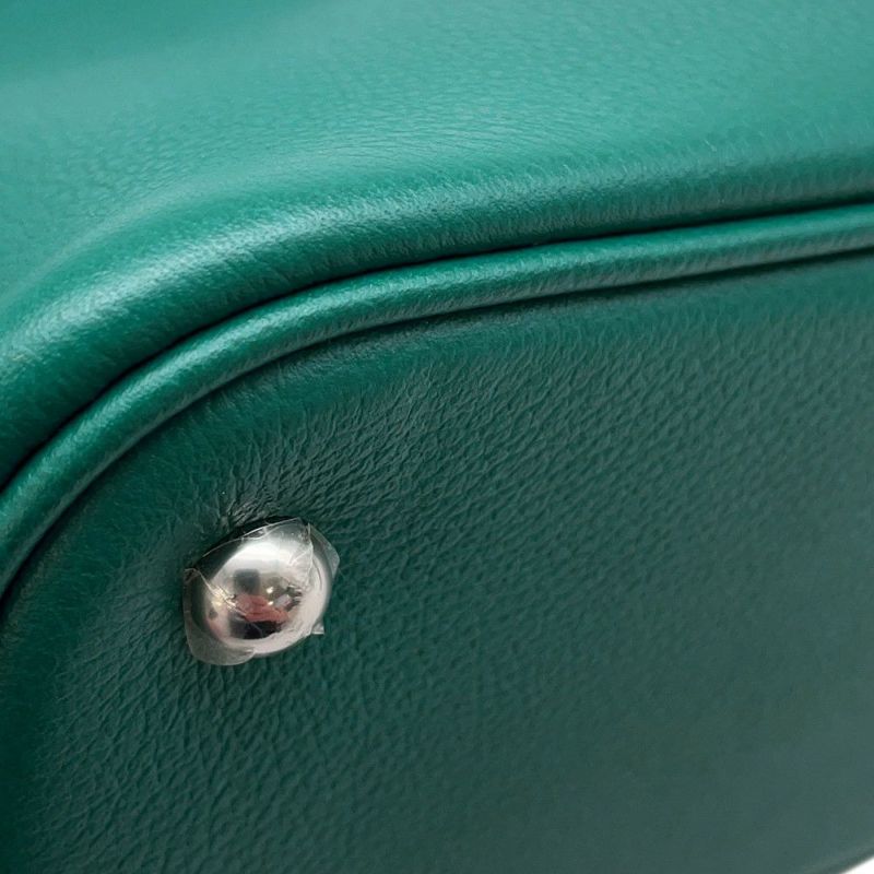 エルメス ボリード1923 25 ヴェールジェイド/シルバー金具 エバーカラー Z刻印 2wayショルダー