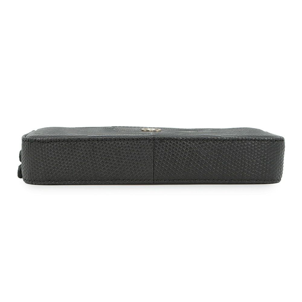 シャネル チェーンウォレット ココマーク リザード A82527 CHANEL ポシェット 財布 黒