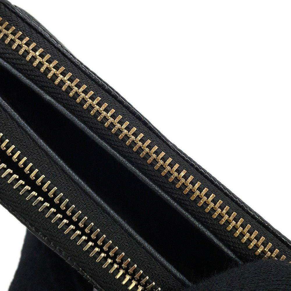 シャネル チェーンウォレット ココマーク リザード A82527 CHANEL ポシェット 財布 黒