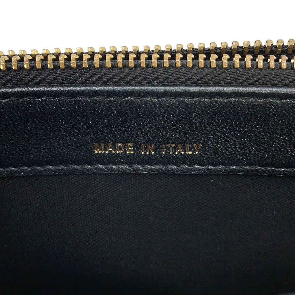 シャネル チェーンウォレット ココマーク リザード A82527 CHANEL ポシェット 財布 黒