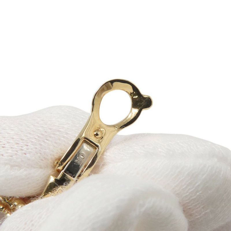 ヴァンクリーフ&アーペル ピアス ヴィンテージ アルハンブラ イヤリング マザーオブパール K18YG VCARA44100