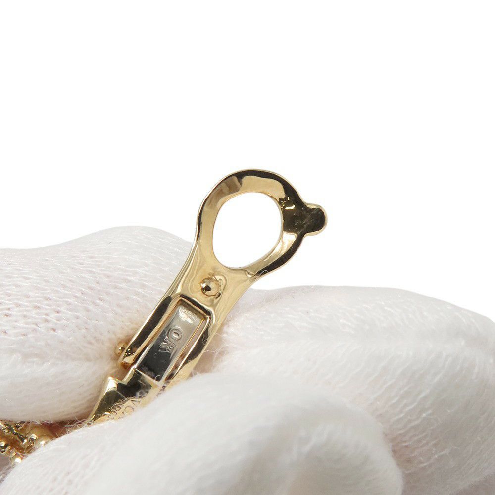 ヴァンクリーフ&アーペル ピアス ヴィンテージ アルハンブラ イヤリング マザーオブパール K18YG VCARA44100