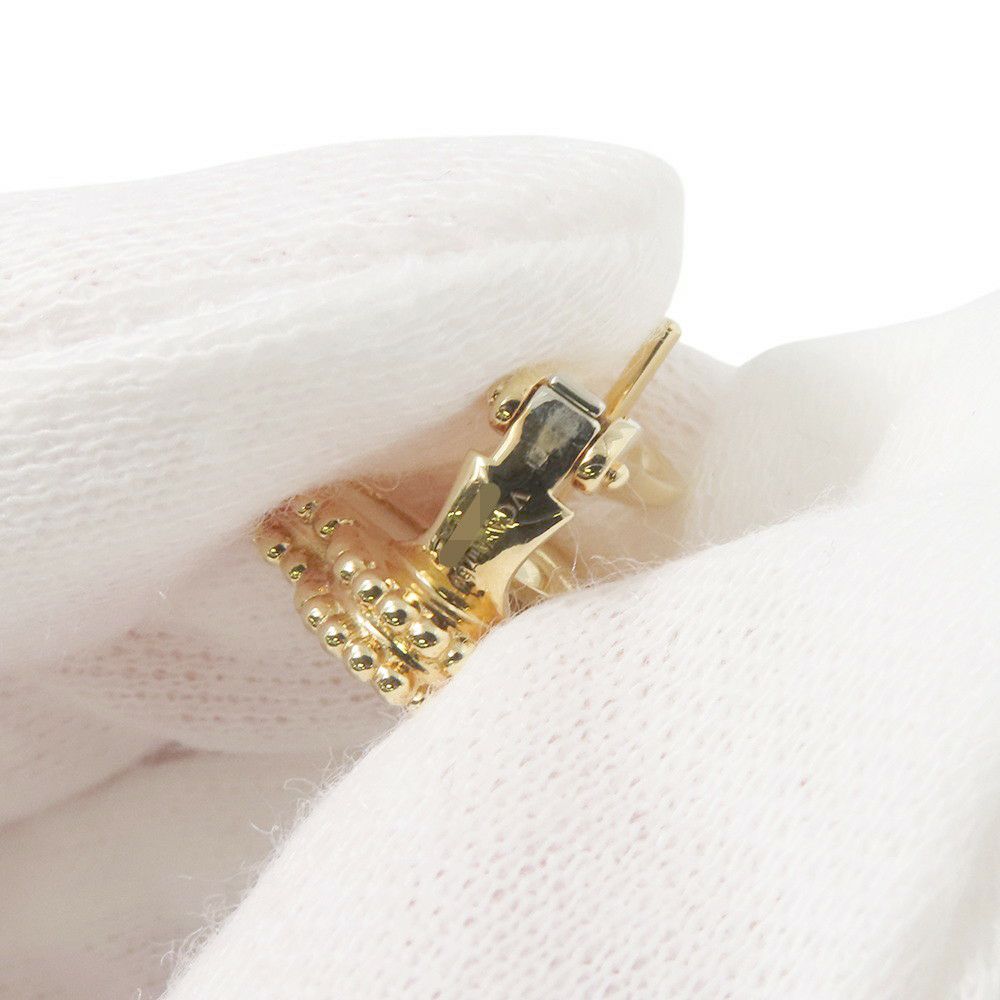 ヴァンクリーフ&アーペル ピアス ヴィンテージ アルハンブラ イヤリング マザーオブパール K18YG VCARA44100