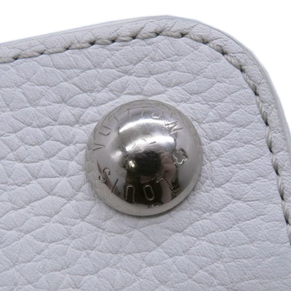 ルイヴィトン ハンドバッグ トリヨンレザー/ペインティッド ドット カプシーヌ LV×YK BB M21637 2way 草間弥生 コラボ 白