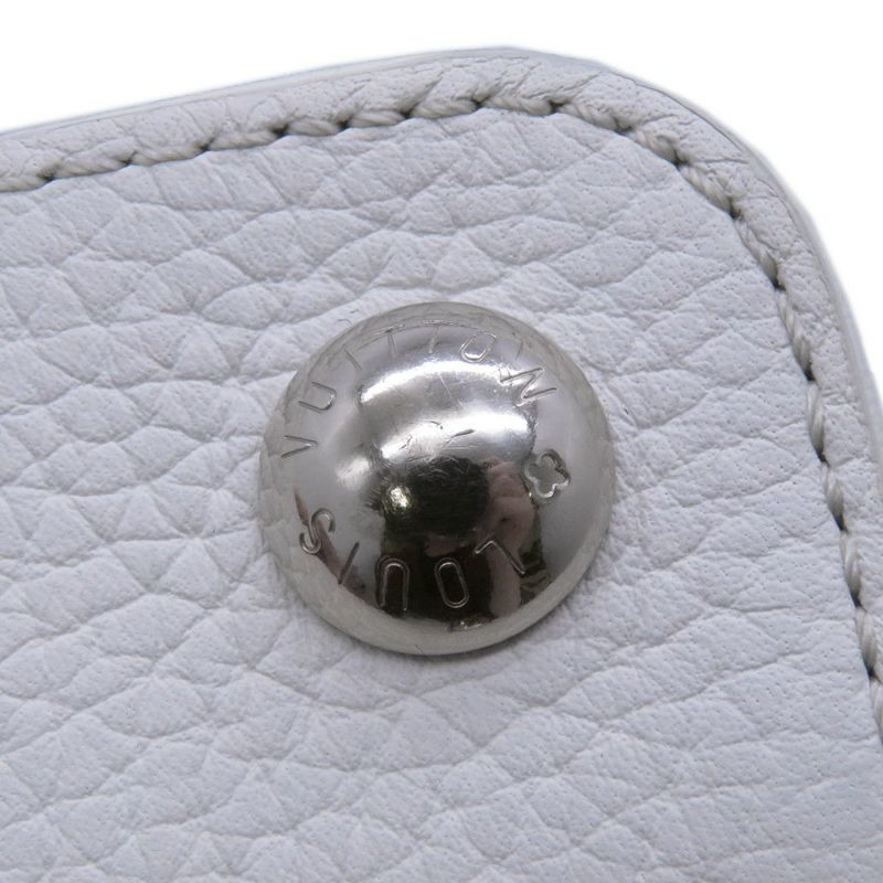 ルイヴィトン ハンドバッグ トリヨンレザー/ペインティッド ドット カプシーヌ LV×YK BB M21637 2way 草間弥生 コラボ 白