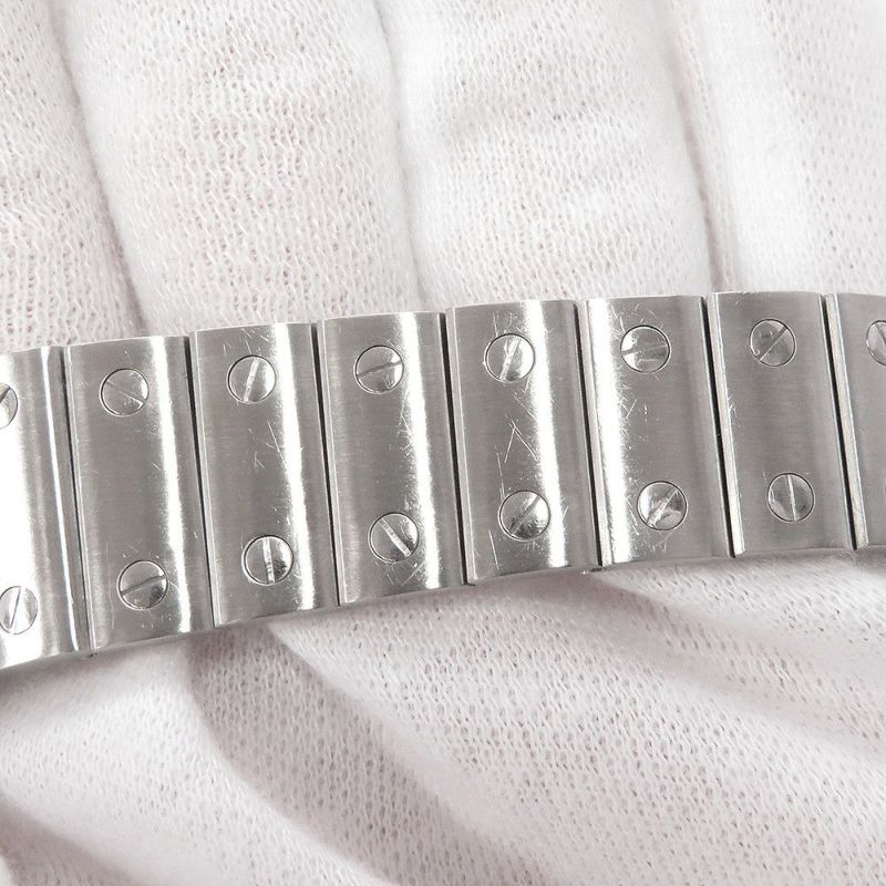 カルティエ サントスガルべ LM W20025D6 Cartier 腕時計 アイボリー文字盤