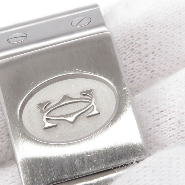 カルティエ サントスガルべ LM W20025D6 Cartier 腕時計 アイボリー文字盤