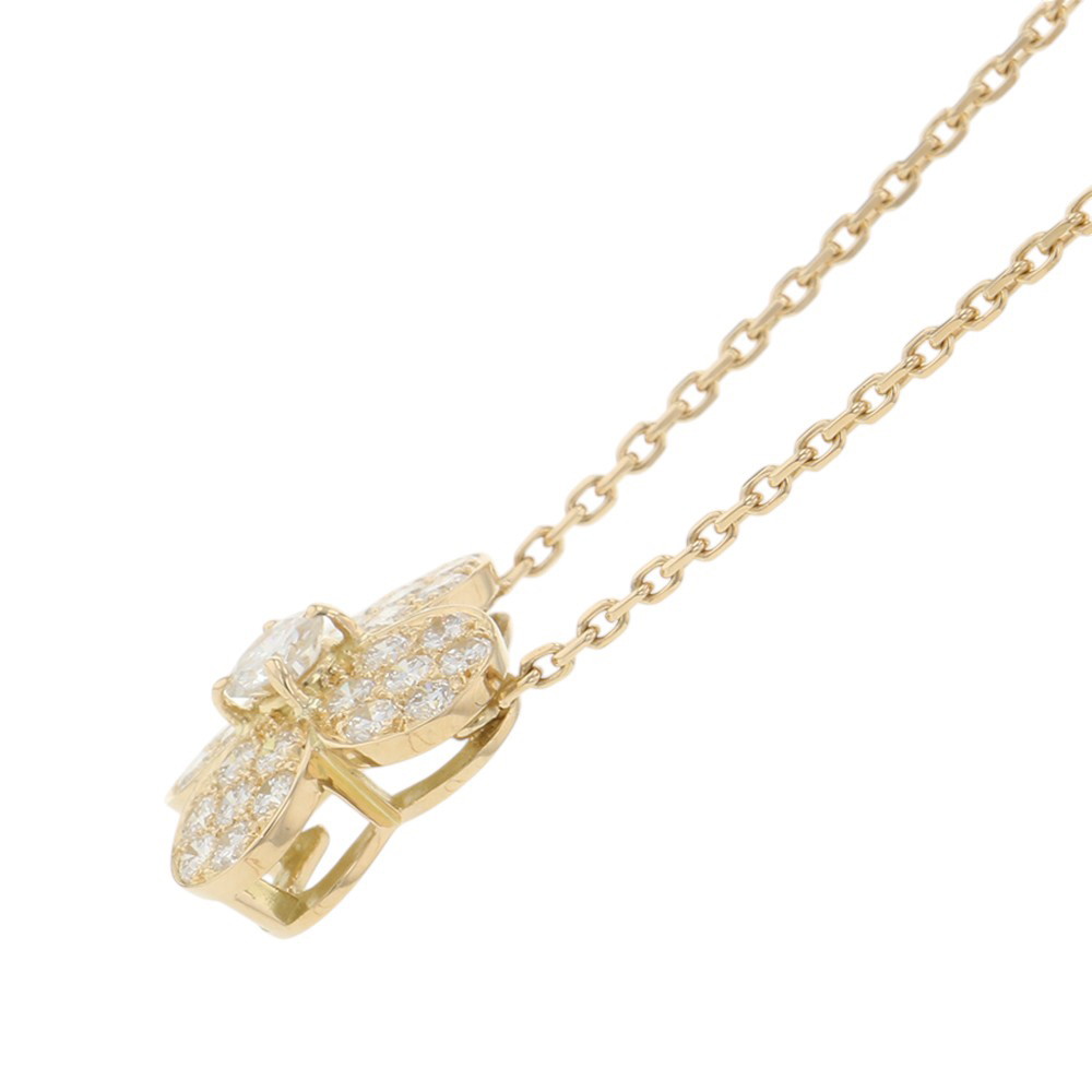 ヴァンクリ ネックレス トレフル ネックレス ラージモデル ペンダント ダイヤモンド 計1.03ct K18YG