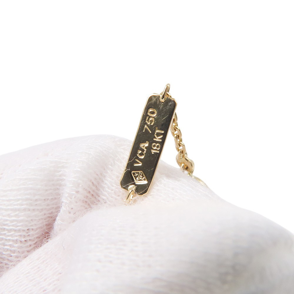 ヴァンクリ ネックレス トレフル ネックレス ラージモデル ペンダント ダイヤモンド 計1.03ct K18YG