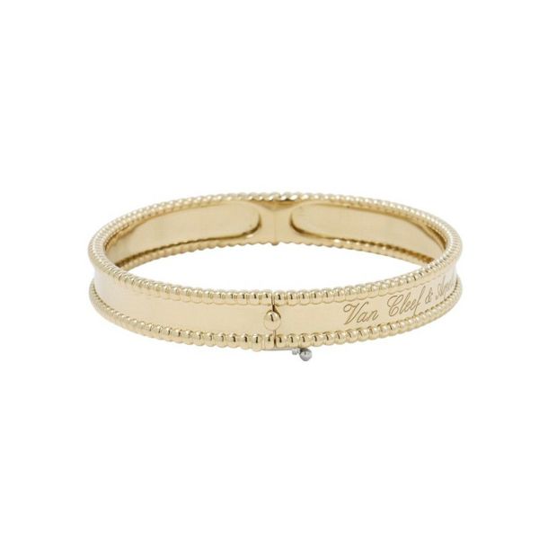 ヴァンクリーフ&アーペル ブレスレット ペルレ シニアチュール K18YG サイズS スモールモデル VCARP3K300 バングル