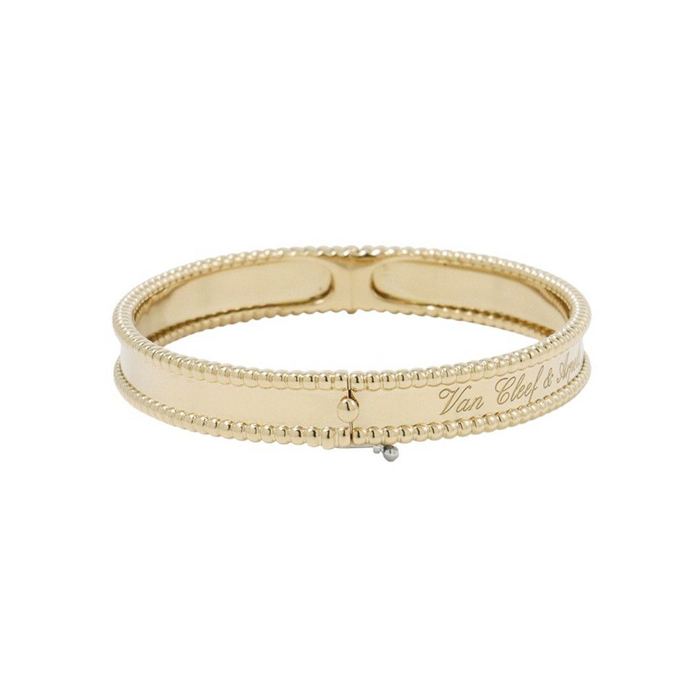 ヴァンクリーフ&アーペル ブレスレット ペルレ シニアチュール K18YG サイズS スモールモデル VCARP3K300 バングル