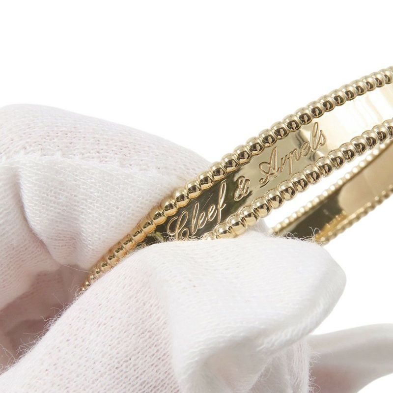 ヴァンクリーフ&アーペル ブレスレット ペルレ シニアチュール K18YG サイズS スモールモデル VCARP3K300 バングル