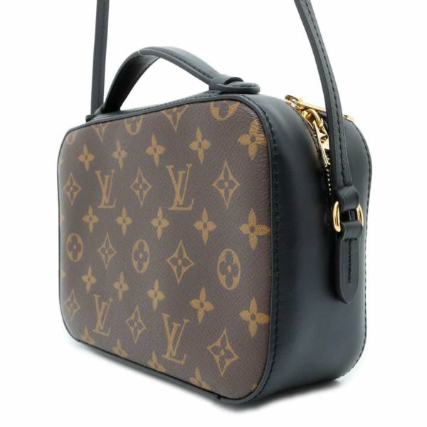 ルイヴィトン ショルダーバッグ モノグラム サントンジュ M43555 LOUIS VUITTON タッセル 黒 ブラック