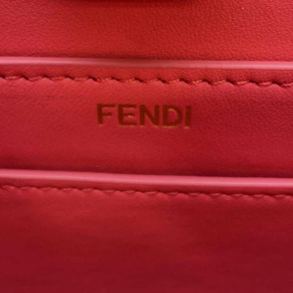 フェンディ ハンドバッグ ピーカブー アイシーユー 編み込み スモール 8BN327 FENDI 2wayショルダーバッグ