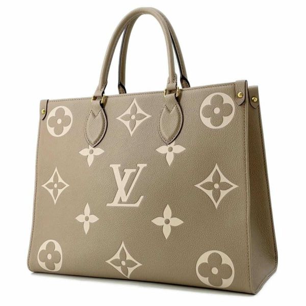 ルイヴィトン トートバッグ モノグラム・アンプラント オンザゴーMM M45494 LOUIS VUITTON バイカラー