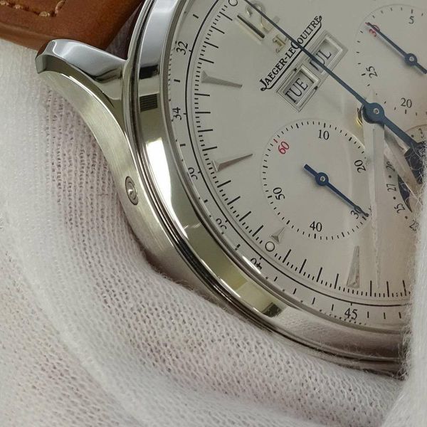 ジャガールクルト マスターコントロール クロノグラフ カレンダー Q4138420 シルバー文字盤