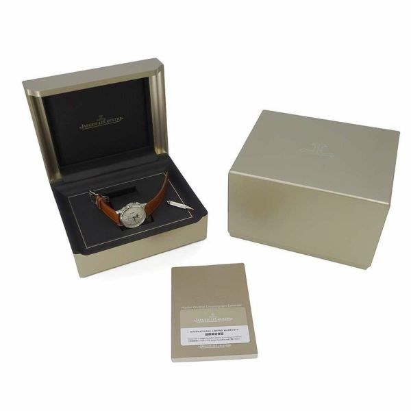 ジャガールクルト マスターコントロール クロノグラフ カレンダー Q4138420 シルバー文字盤