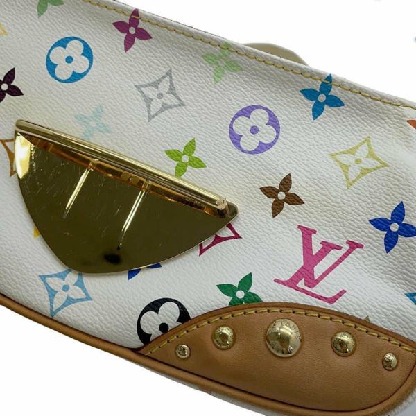 ルイヴィトン ハンドバッグ モノグラム・マルチカラー マリリン M40127 LOUIS VUITTON 白 ホワイト