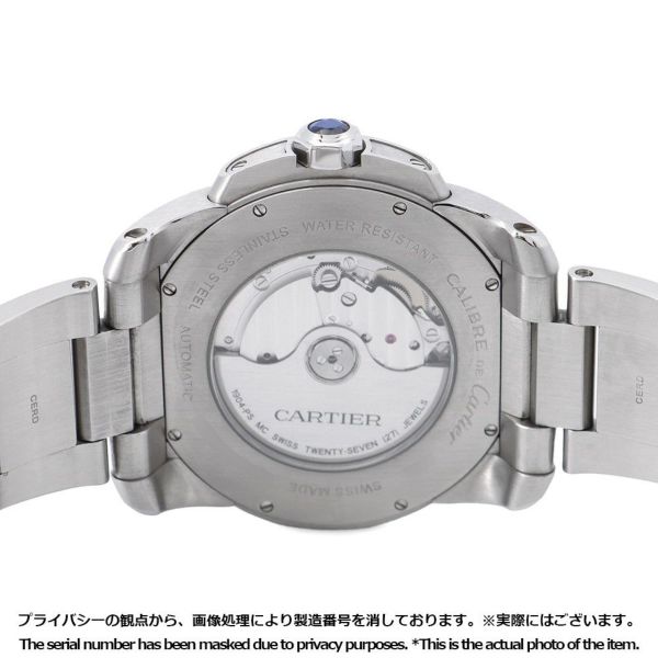 カルティエ カリブル ドゥ カルティエ デイト W7100016 Cartier 腕時計 ウォッチ 黒文字盤