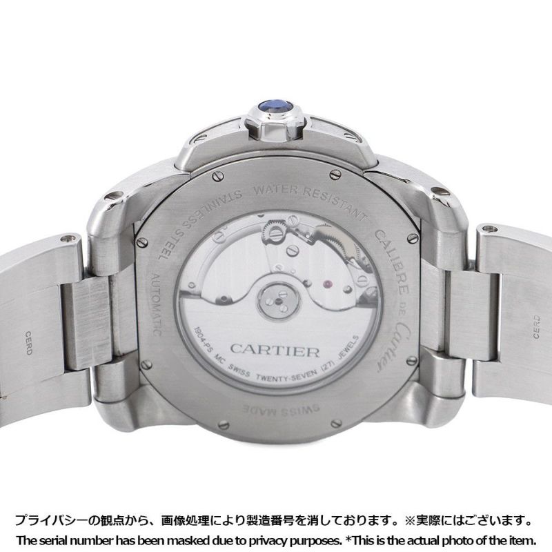 カルティエ カリブル ドゥ カルティエ デイト W7100016 Cartier 腕時計 ウォッチ 黒文字盤