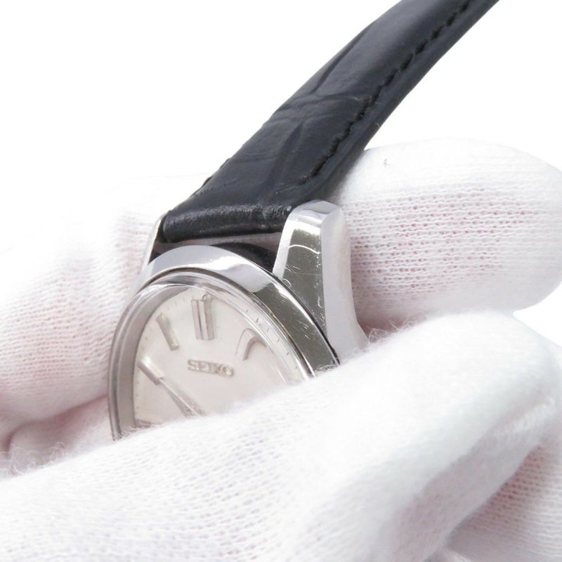 セイコー キングセイコー 44KS デイト 盾メダリオン 4402-8000 SEIKO 腕時計 シルバー文字盤