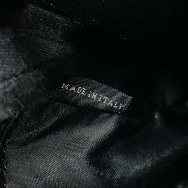 ミュウミュウ ショルダーバッグ マテラッセ ラウンドポーチ ナッパレザー 5BH191 Miu Miu 黒